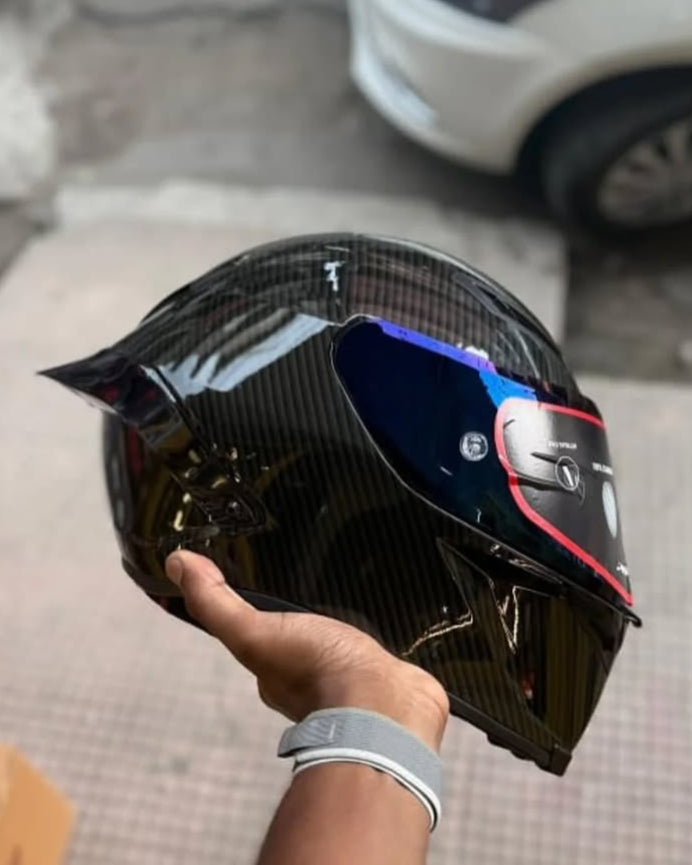 Carbon Fiber Black AGV Full Face Helmet
