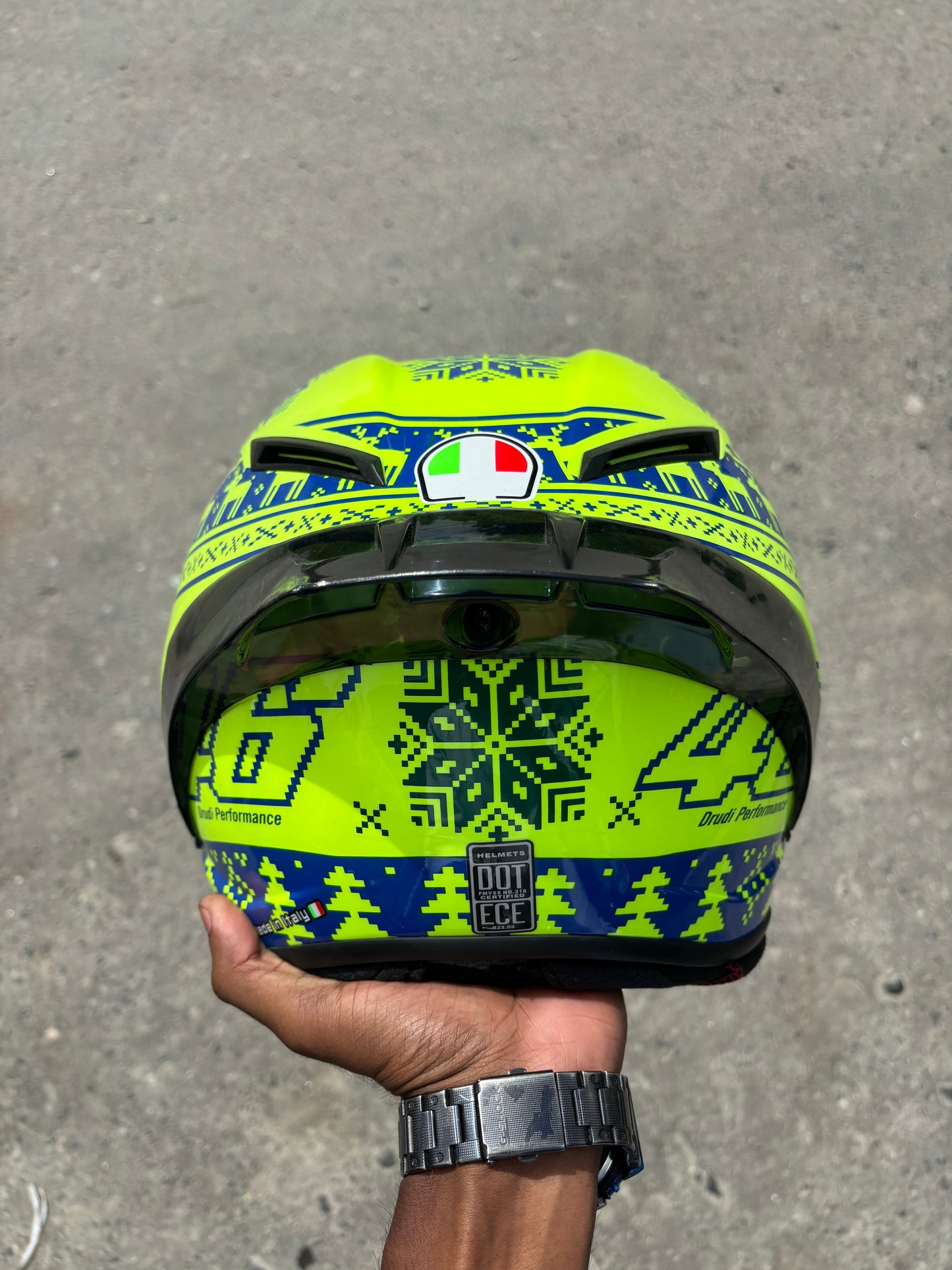 Winter Test AGV Full Face Helmet