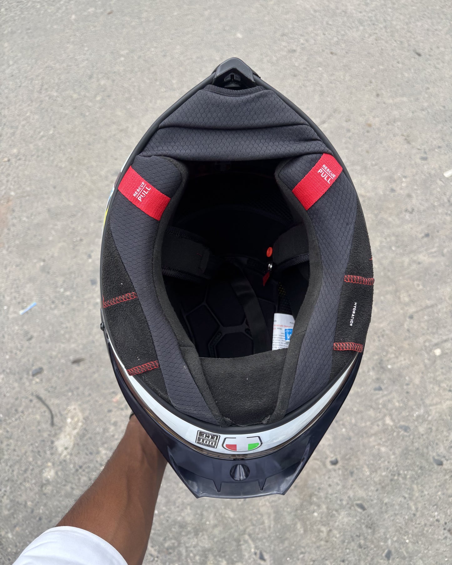 Winter Test AGV Full Face Helmet