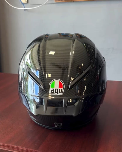 Carbon Fiber Black AGV Full Face Helmet